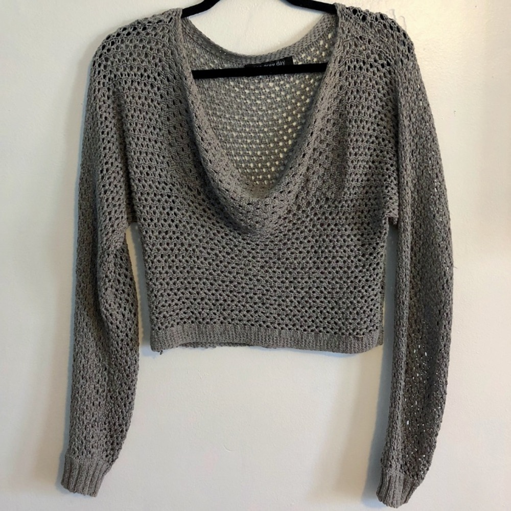 One Grey Day knit sweater